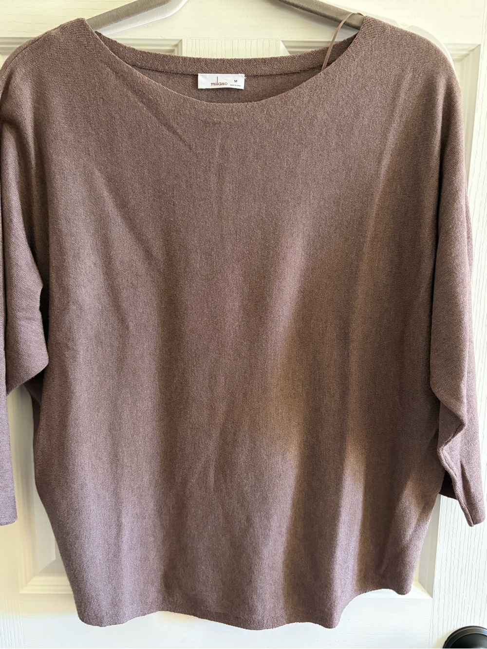 Milano Taupe Knit Sweater Top